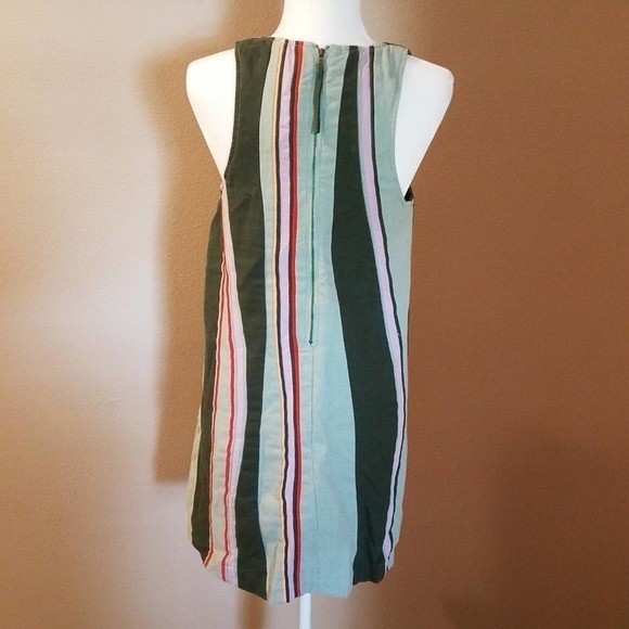 Anthropologie Maeve Keri Striped Sheath Shift Dress XS - Picture 3 of 4